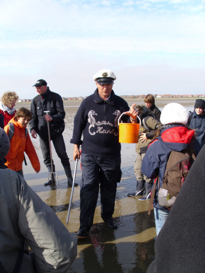 Heino beim Fasten im Watt begleiten Fasten Nordsee